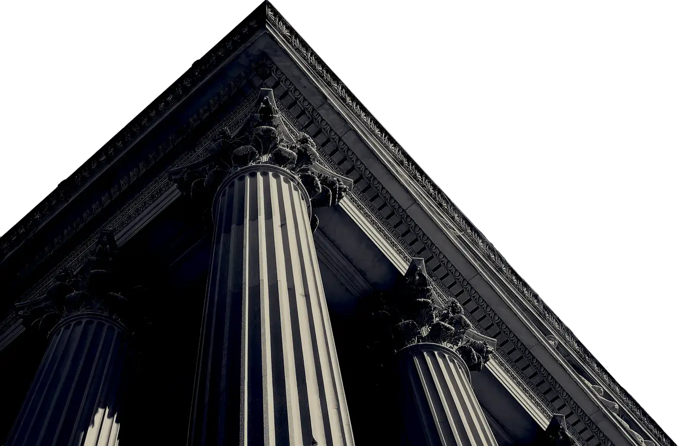 Illustration of a courthouse facade